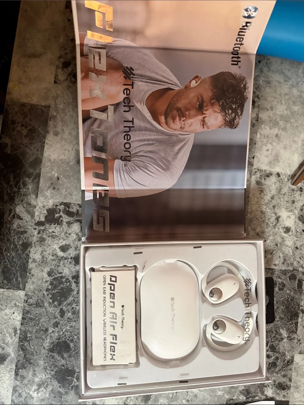Theory Open Air Flex Bluetooth Open-Ear Headphones - White